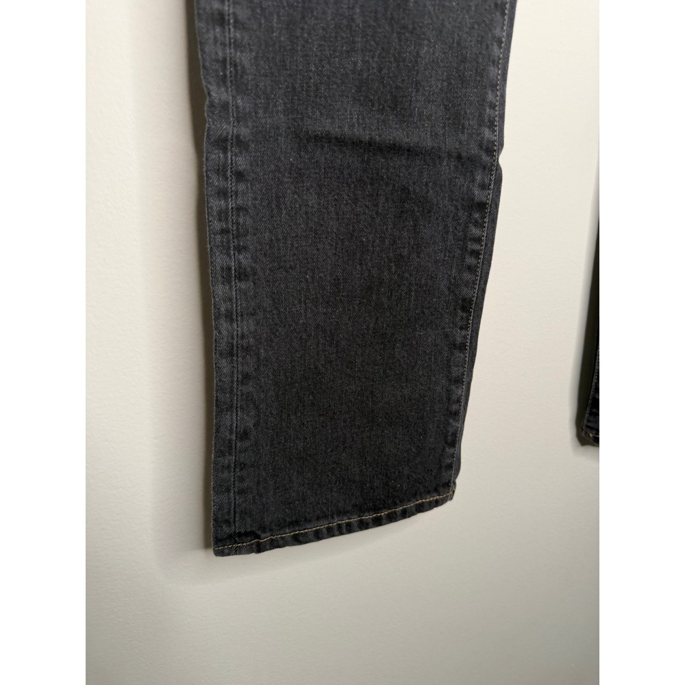 Diesel Jeans Mens 27x32 Faded Black Straight Leg Made in Italy Designer - Picture 8 of 10
